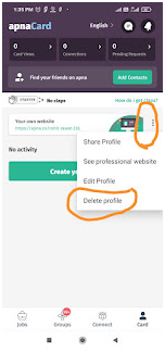 apna app delete profile and account