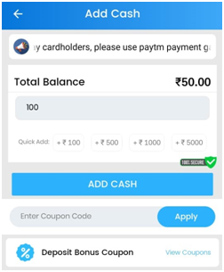 Real11 app payment