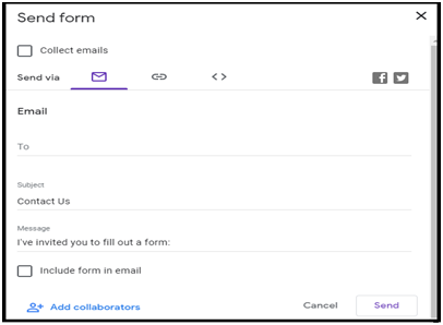 Share Google Forms